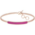 Swarovski Rozé karkötő rózsaszín swarovski kristályokkal 5390255
