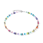 Coeur de Lion GeoCUBE light multikolor nyaklánc kristályokkal 5010/10-1522