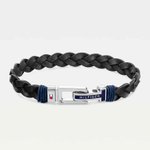 Tommy Hilfiger Fekete fonott lapos karkötő 2790307
