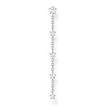 Thomas Sabo Fél pár ezüst fülbevaló fehér cirkóniakövekkel H2194-051-14