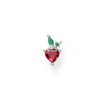 Thomas Sabo Fél pár eper formájú ezüst fülbevaló színes kövekkel H2193-699-7