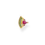 Thomas Sabo Fél pár aranyozott ezüst fülbevaló dinnye formával H2190-488-7