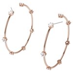 Swarovski Constella rozé karika fülbevaló kristályokkal 5609706