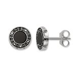 Thomas Sabo Ezüst bedugós fülbevaló ónixxal H1861-641-11