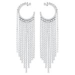 Swarovski Fit hoop ezüst színű fülbevaló 5421821