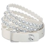 Swarovski Power fehér duplasoros textil karkötő 5518697