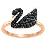 Swarovski Ikonikus hattyú rozé gyűrű 