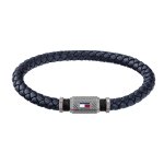 Tommy Hilfiger Mágneskapcsos kék bőr férfi karkötő 2790083