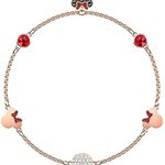 Swarovski Remix rozé karkötő Minnie egérrel 