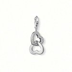 Thomas Sabo Dupla szí­v cirkónia ezüst medál 0863-051-14