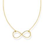 Thomas Sabo Aranyozott ezüst nyaklánc végtelen jellel KE2139-413-39-L45v