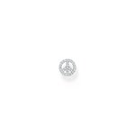 Thomas Sabo Fél pár ezüst békejel fülbevaló H2218-051-14