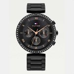 Tommy Hilfiger Luna fekete rozé női óra 1782390