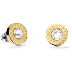 Tommy Hilfiger Arany színű acél fülbevaló cirkóniával 2700753