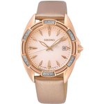 Seiko Gyémántköves női kvarc óra szatén óraszíjjal SKK726P1