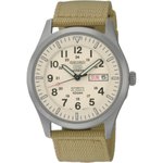Seiko 5 Sports drapp szíjas férfi óra SNZG07K1