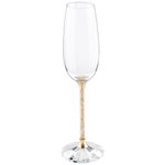 Swarovski Pezsgős pohár arany színű swarovski kristályokkal 5146436