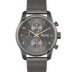 Boss Skymaster antracit férfi óra rozé mutatókkal 1513837