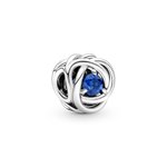 Pandora ékszer Kék örökkévalóság körök ezüst charm 790065C07