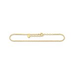 Thomas Sabo Aranyozott ezüst csavart bokalánc AK0035-413-39-L27v