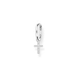 Thomas Sabo Fél pár ezüst karika fülbevaló kereszttel CR709-051-14