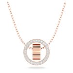 Swarovski Hollow rozé színű nyaklánc kristályokkal 5636500