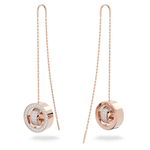 Swarovski Hollow rozé színű függő fülbevaló kristályokkal 5636504