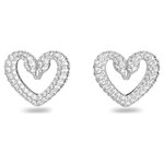 Swarovski Una ezüst színű bedugós fülbevaló 5625535
