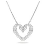 Swarovski Una ezüst színű nyaklánc kristályokkal 5625533