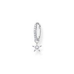 Thomas Sabo Fél pár ezüst karika fülbevaló csillaggal CR707-051-14