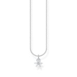 Thomas Sabo Kis cirkónia virág medál ezüst láncon SCKE150326