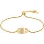 Tommy Hilfiger Arany színű karkötő medállal és cirkóniakövekkel 2780620