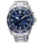Seiko Kinetic kék számlapos férfi óra SKA783P1