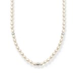 Thomas Sabo Tenyésztett gyöngy nyaklánc ezüst dísszel KE2161-082-14-L45V