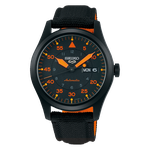 Seiko 5 Sports Street Style fekete titán férfi óra SRPH33K1