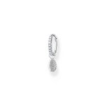 Thomas Sabo Fél pár ezüst karika fülbevaló kauri kagylóval CR697-051-14