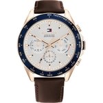 Tommy Hilfiger Owen  barna bőrszíjas férfi óra 1791966