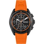 Boss Volane narancs szilikon szíjas férfi óra 1513957