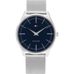 Tommy Hilfiger Adrian ezüst színű mesh szíjas férfi óra 1710468