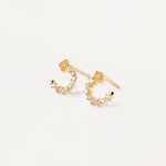 PD Paola Villa aranyozott ezüst fülbevaló AR01-558-U