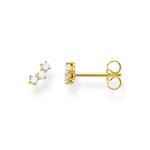 Thomas Sabo Aranyozott ezüst három köves fülbevaló SCH150318