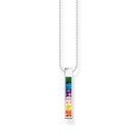 Thomas Sabo Színes csiszolt köves ezüst nyaklánc KE2113-166-7-L45V