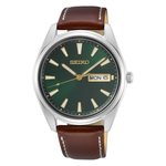 Seiko Classic zöld számlapos bőrszíjas férfi karóra SUR449P1