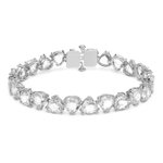 Swarovski Millenia triliáns csiszolású ezüst színű karkötő 5622451