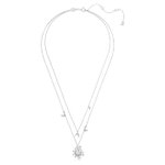 Swarovski Gema kétsoros ezüst színű nyaklánc 5644658