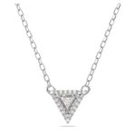 Swarovski Ortyx ezüst színű nyaklánc háromszög dísszel 5642983