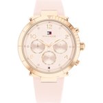 Tommy Hilfiger Emery rózsaszín szilikon szíjas rozé női óra 1782492