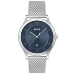 Boss Purity acél férfi óra kék számlappal 1513985