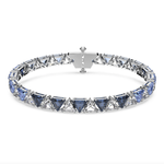 Swarovski Ortyx kék fehér kristályos ezüst színű karkötő 5614925