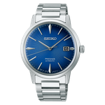 Seiko Presage Cocktail Time 'The Aviation' kék számlapos automata férfi karóra SRPJ13J1